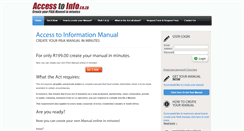 Desktop Screenshot of accesstoinfo.co.za